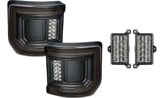 Lampy tylne LED Oracle Flush Tinted + moduł EU, Jeep Gladiator JT
