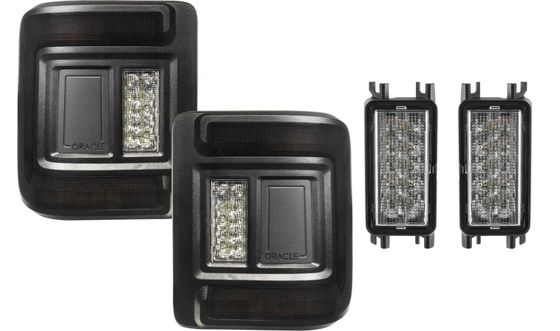 Lampy tylne LED Oracle Flush Tinted + moduł EU, Jeep Wrangler JL